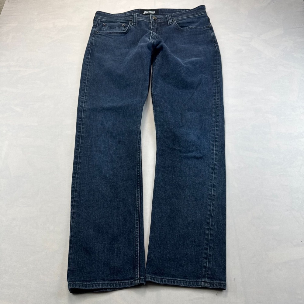 Revtown Jeans Mens 33x32 Blue Decade Denim Stretch 5-Pocket Design Straight Leg